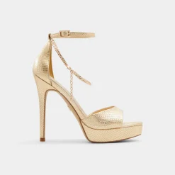 Platform Heels^ALDO Afumeth Gold
