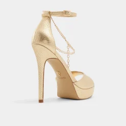 Platform Heels^ALDO Afumeth Gold