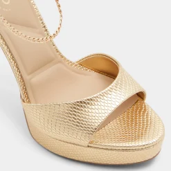Platform Heels^ALDO Afumeth Gold