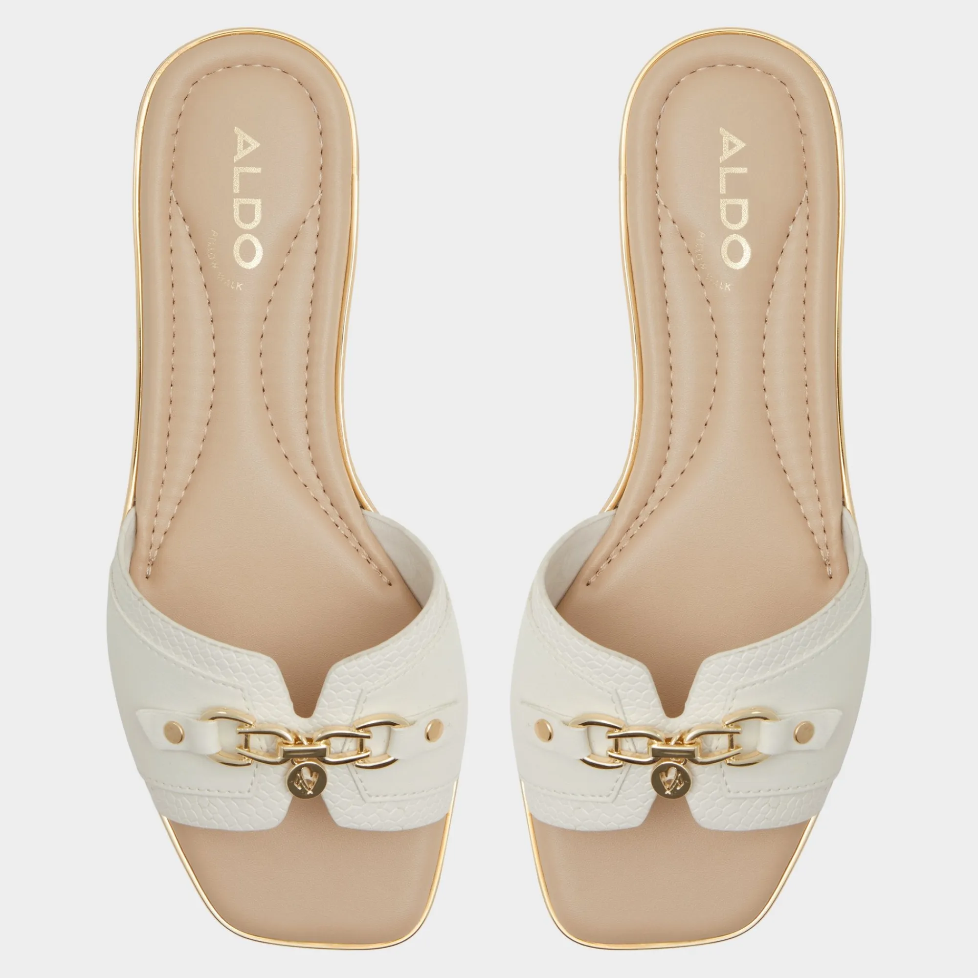 Flat Sandals^ALDO Alamassi Open white