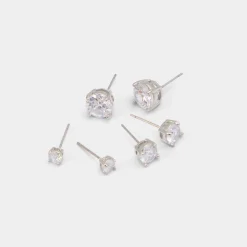 Accessories|Earrings^ALDO Alaynia Silver/clear multi