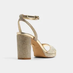 Platform Heels^ALDO Alluring Champagne
