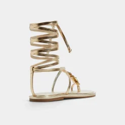 Flat Sandals^ALDO Artemisa Gold