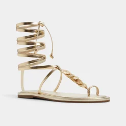 Flat Sandals^ALDO Artemisa Gold