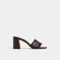 Mules|Block Heels^ALDO Beachdate Dark Brown