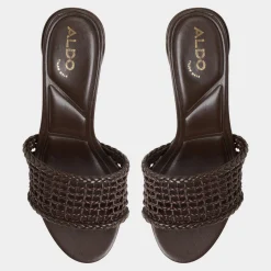 Mules|Block Heels^ALDO Beachdate Dark Brown