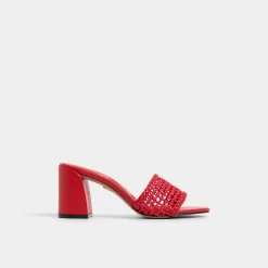 Mules|Block Heels^ALDO Beachdate Bright Red