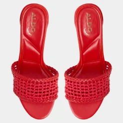 Mules|Block Heels^ALDO Beachdate Bright Red