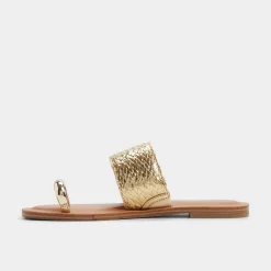 Flat Sandals^ALDO Beachwalk Gold