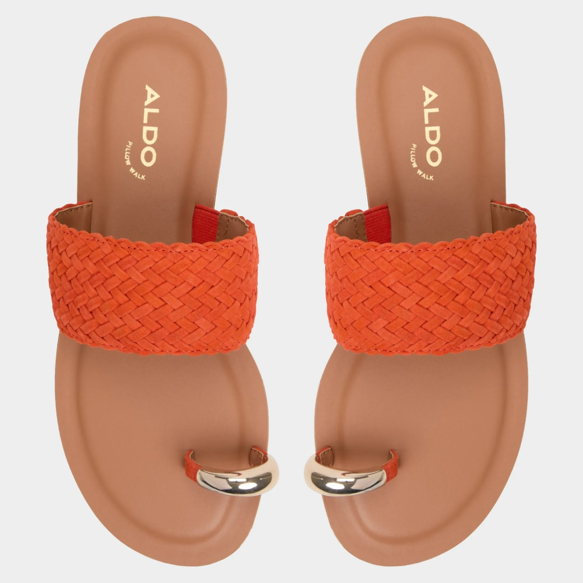 Flat Sandals^ALDO Beachwalk Medium Red