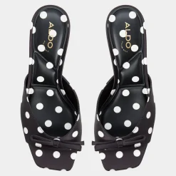 Mules^ALDO Belerose Black/white