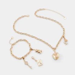 Accessories^ALDO Bemyvalentine Gold/Clear Multi