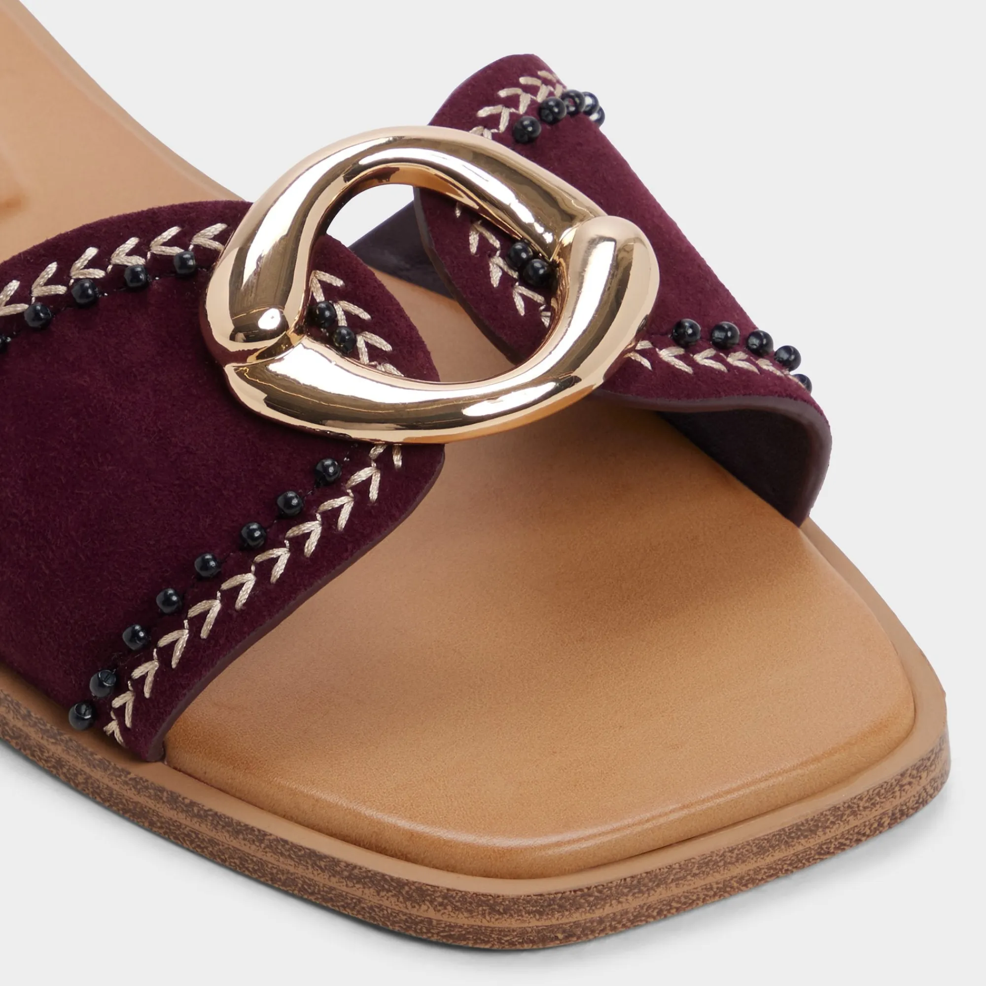 Flat Sandals^ALDO Biggin Bordo