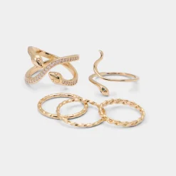 Accessories|Rings^ALDO Blancan Gold/Clear Multi