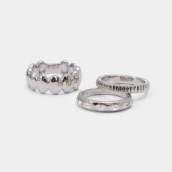 Accessories|Rings^ALDO Bublle Silver/clear multi