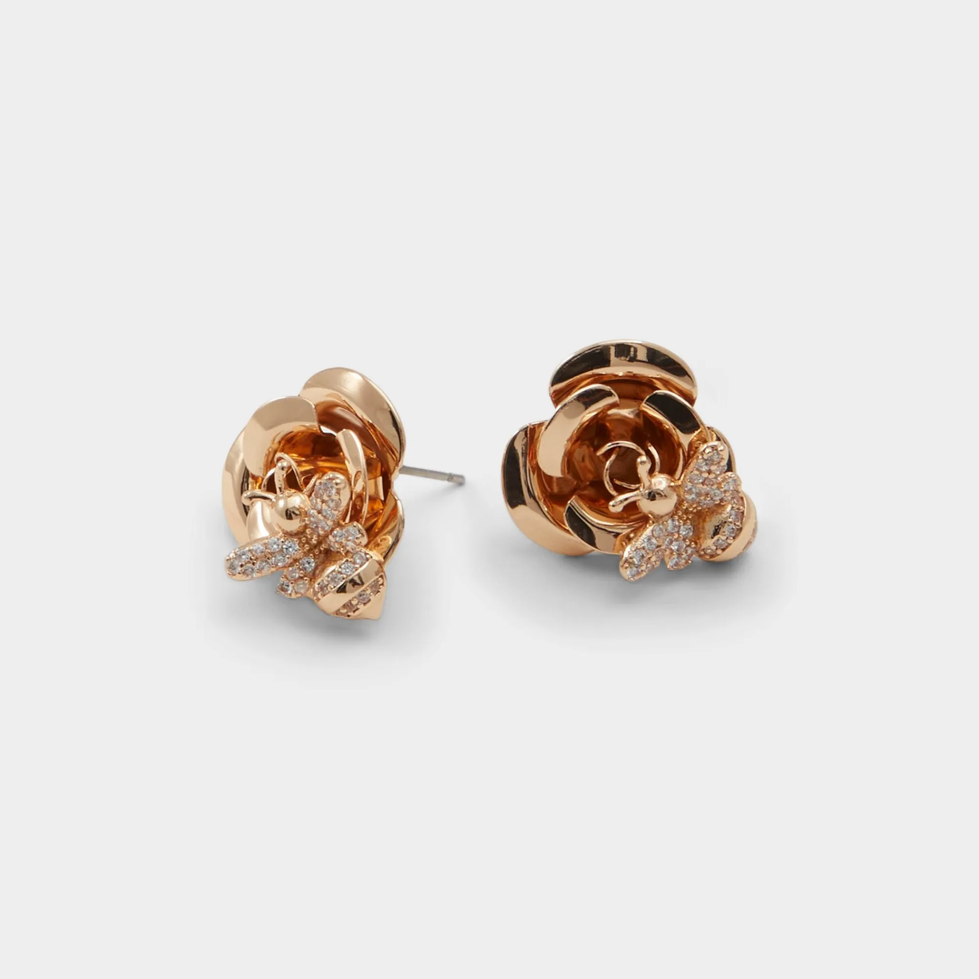 Earrings^ALDO Bumblebees Gold/Clear Multi