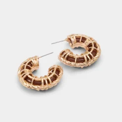 Accessories|Earrings^ALDO Cagedhoop Other brown