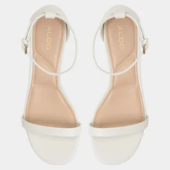 Block Heels^ALDO Calliope White/Bone