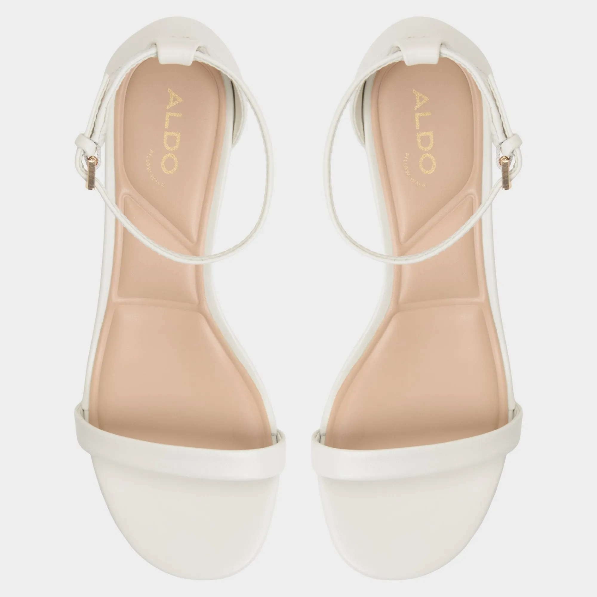 Block Heels^ALDO Calliope White/Bone