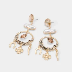 Accessories|Earrings^ALDO Chances Champagne