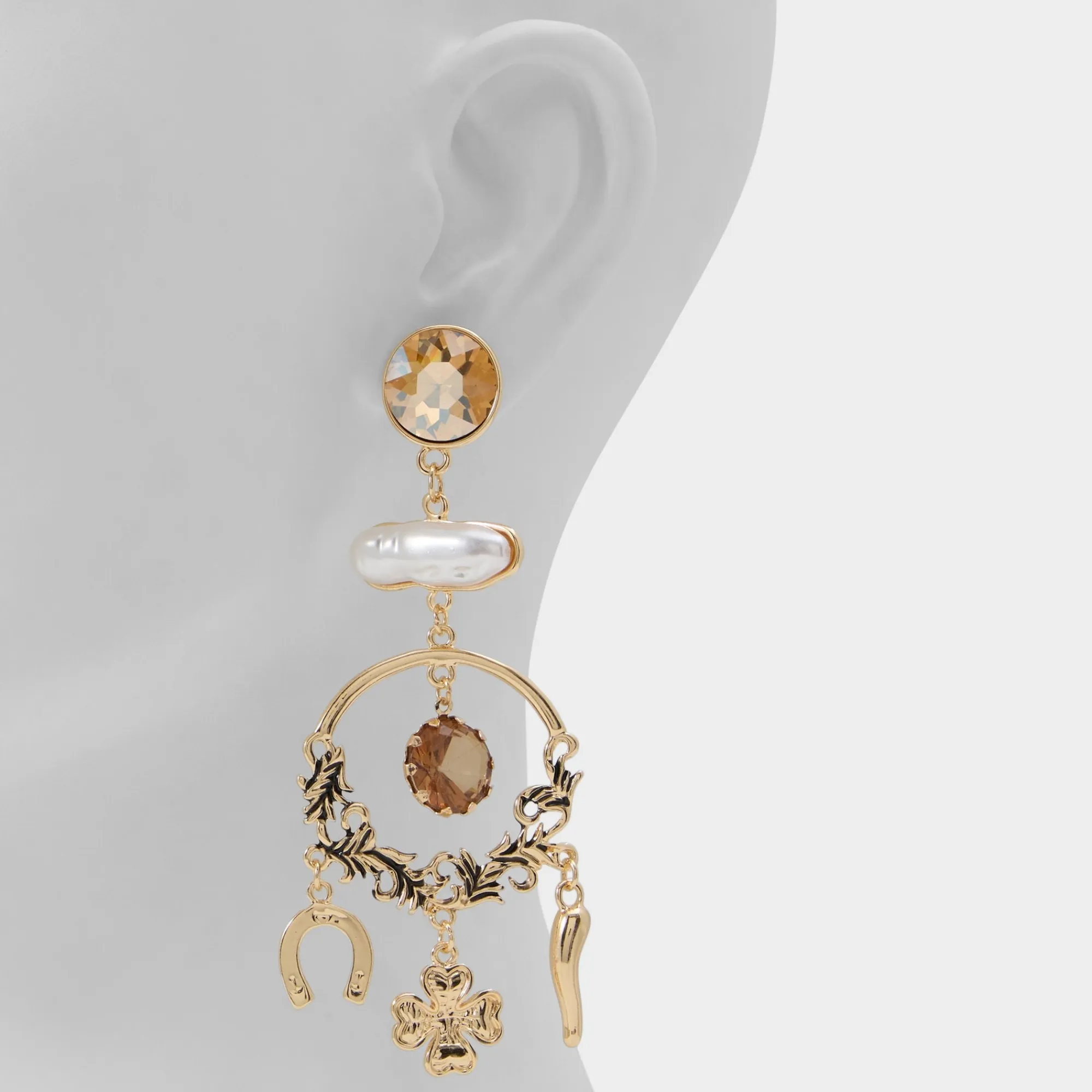 Accessories|Earrings^ALDO Chances Champagne