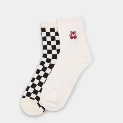 Accessories|Socks & Tights^ALDO Cherryup Black/white