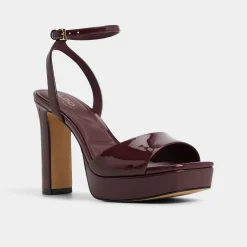 Platform Heels^ALDO Chicgleam Bordo