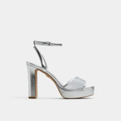 Platform Heels|Block Heels^ALDO Chicglimmer Silver