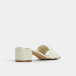 Mules|Block Heels^ALDO Claudina White/bone
