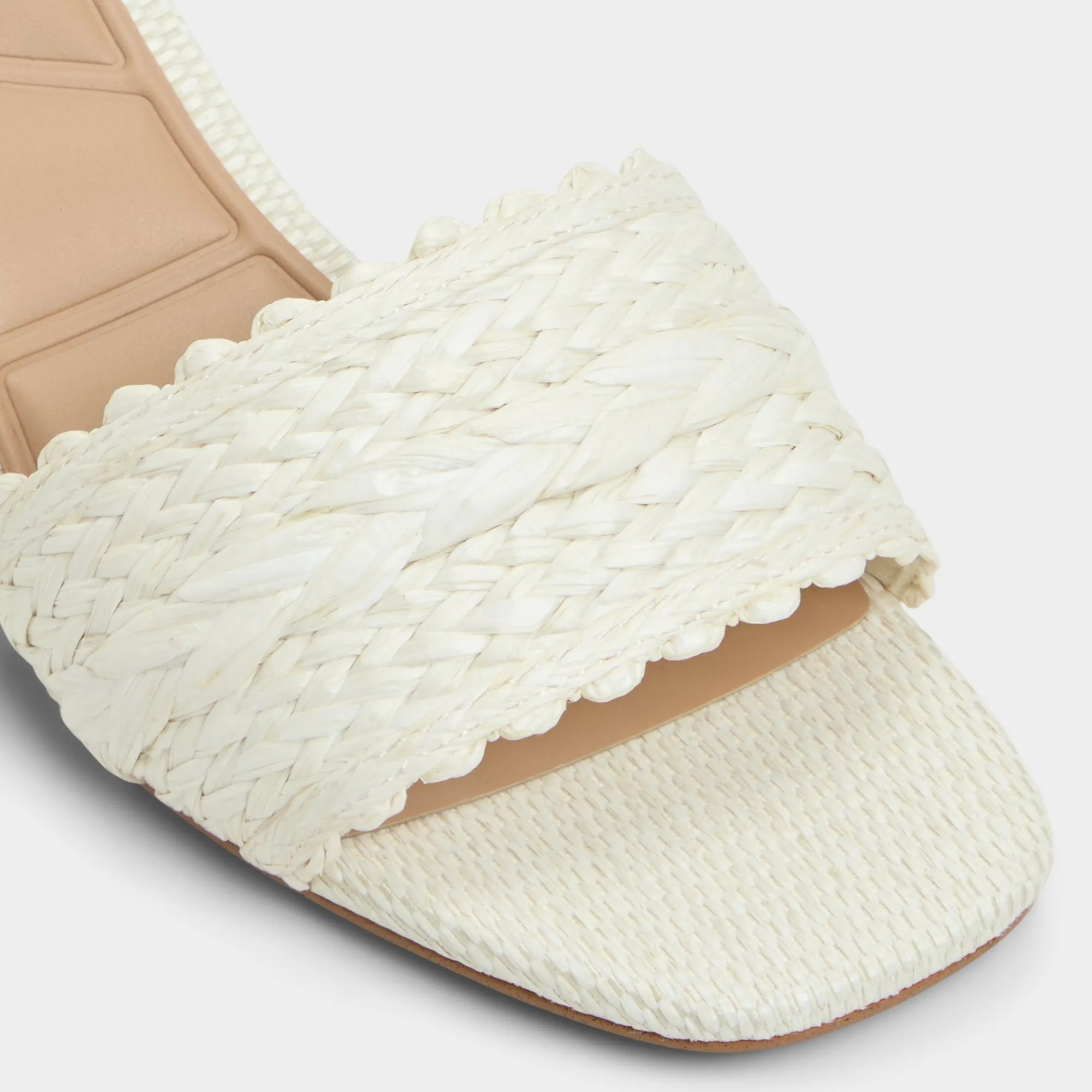 Mules|Block Heels^ALDO Claudina White/bone