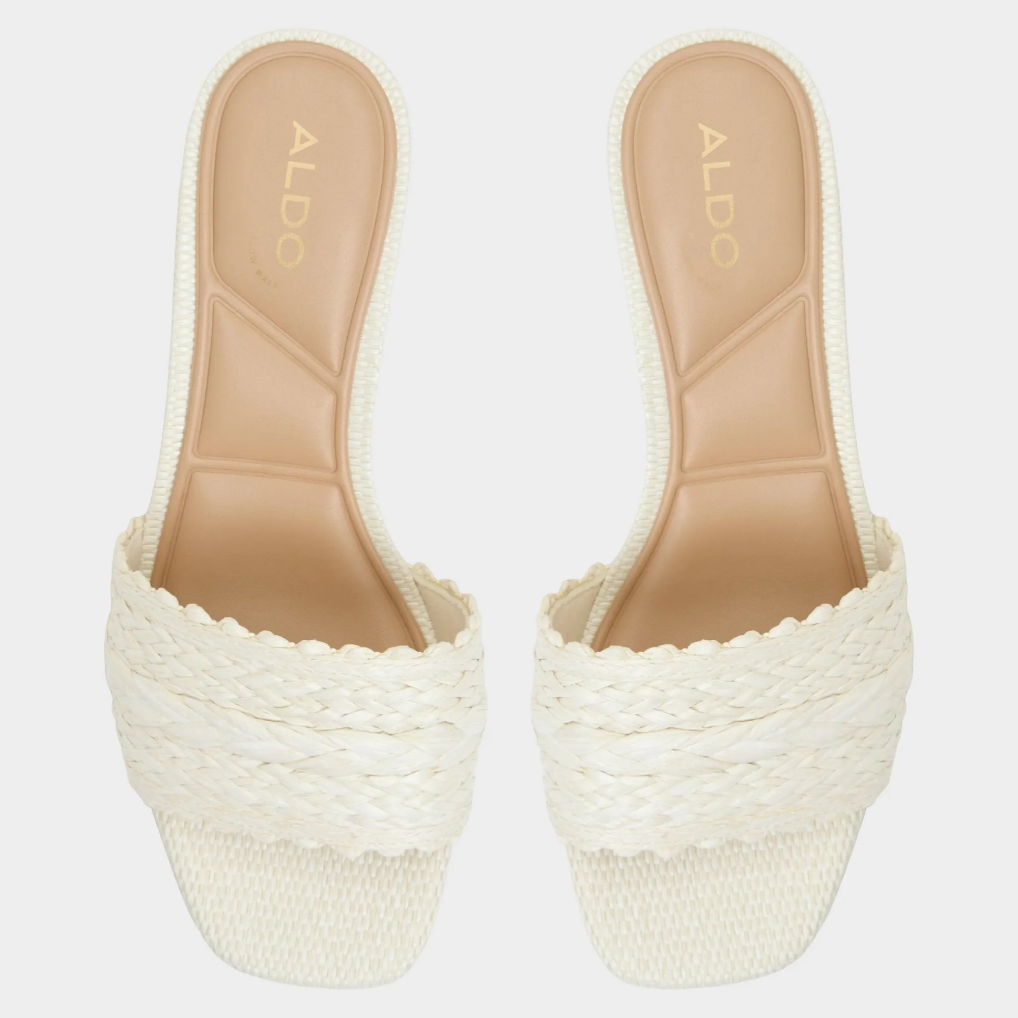 Mules|Block Heels^ALDO Claudina White/bone