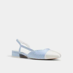Slingbacks^ALDO Clementinne Blue/White Combo