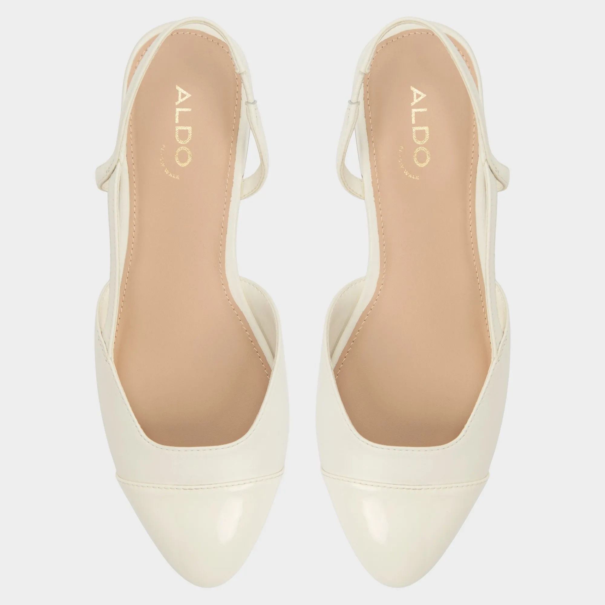 Slingbacks|Block Heels^ALDO Clementinne Open white