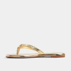 Thong Sandals|Flat Sandals^ALDO Conchiglia Gold