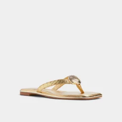 Thong Sandals|Flat Sandals^ALDO Conchiglia Gold