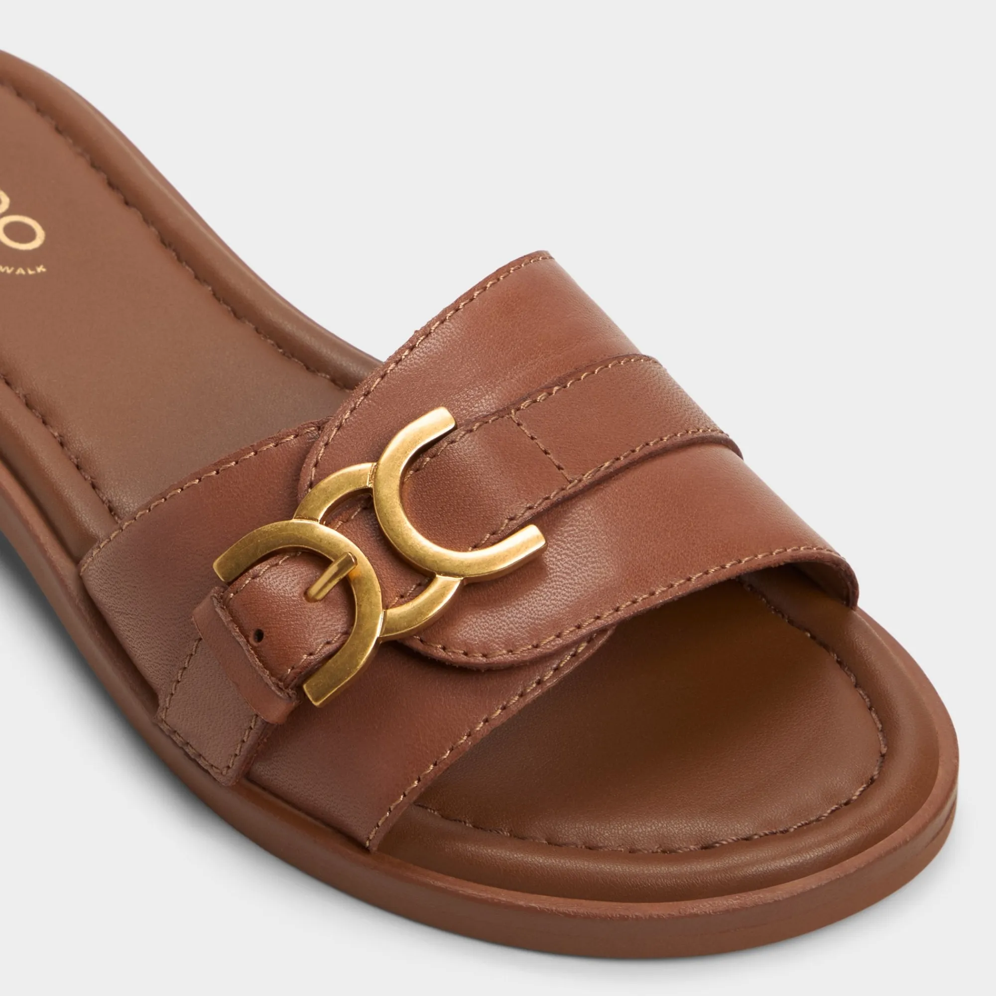 Flat Sandals^ALDO Dallaedar Medium Brown