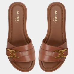 Flat Sandals^ALDO Dallaedar Medium Brown