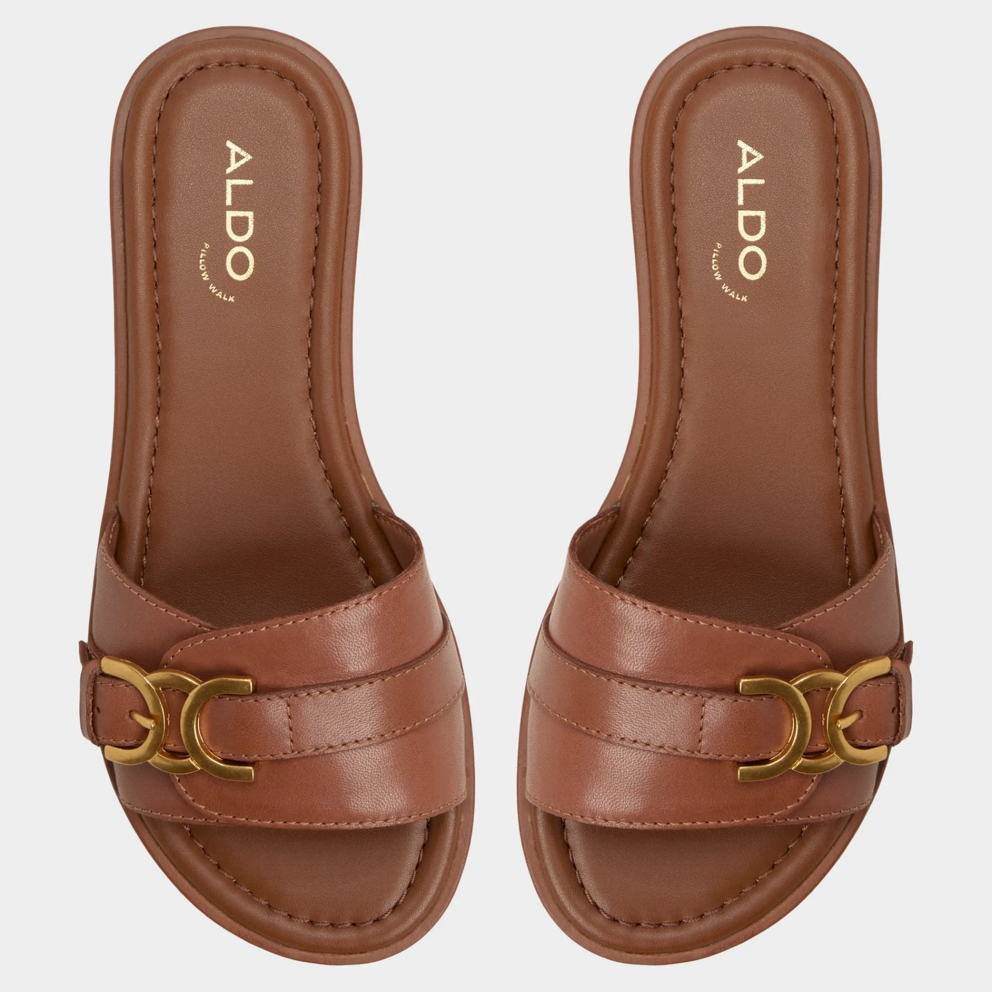 Flat Sandals^ALDO Dallaedar Medium Brown