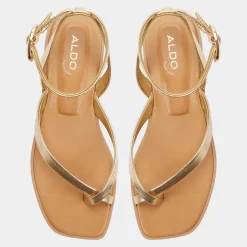 Flat Sandals^ALDO Daressi Gold