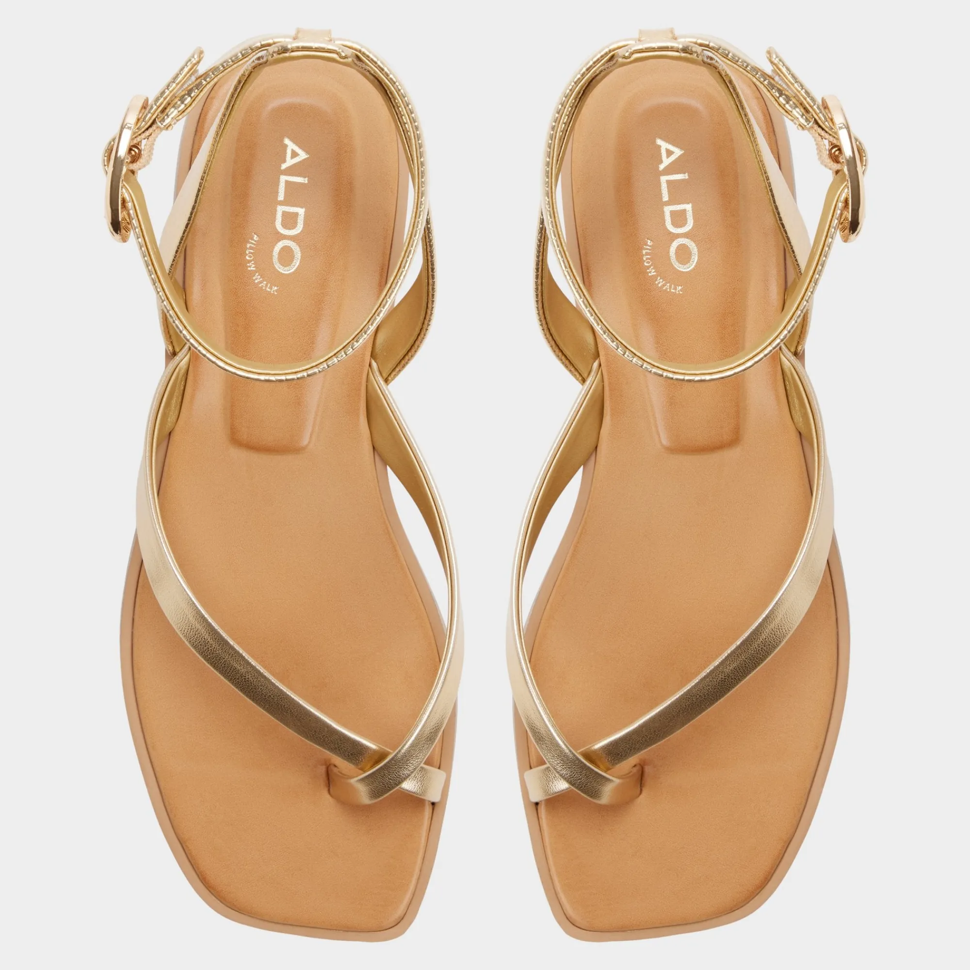 Flat Sandals^ALDO Daressi Gold