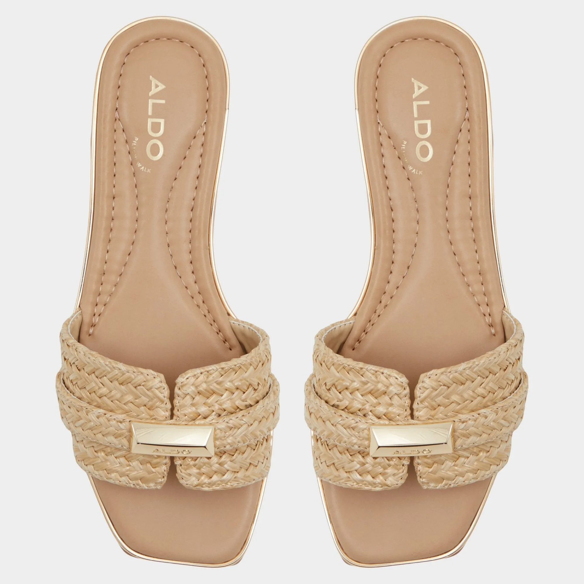 Flat Sandals^ALDO Darine Open natural