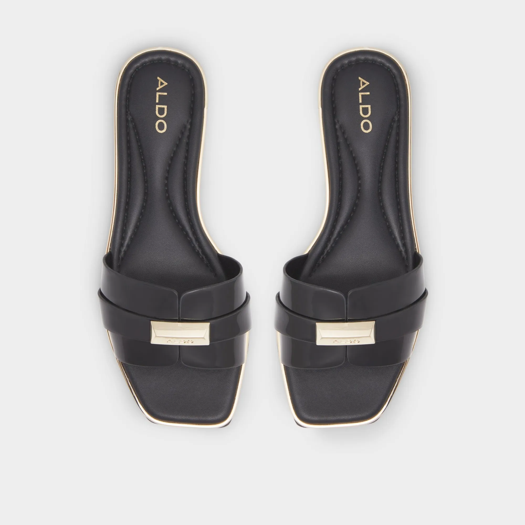 Flat Sandals^ALDO Darine Black