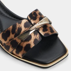 Flat Sandals^ALDO Darlina Brown multi