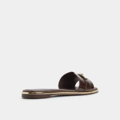 Flat Sandals^ALDO Darlina Medium brown