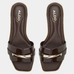 Flat Sandals^ALDO Darlina Medium brown