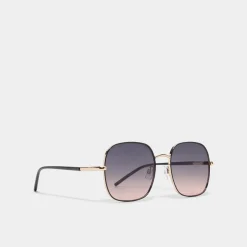 Accessories|Sunglasses^ALDO Elbamadar Black/Gold Multi