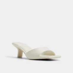 Mules|Kitten Heels^ALDO Enchanting White