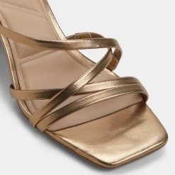 Block Heels^ALDO Esther Gold