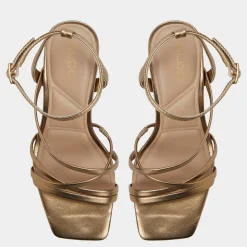 Block Heels^ALDO Esther Gold