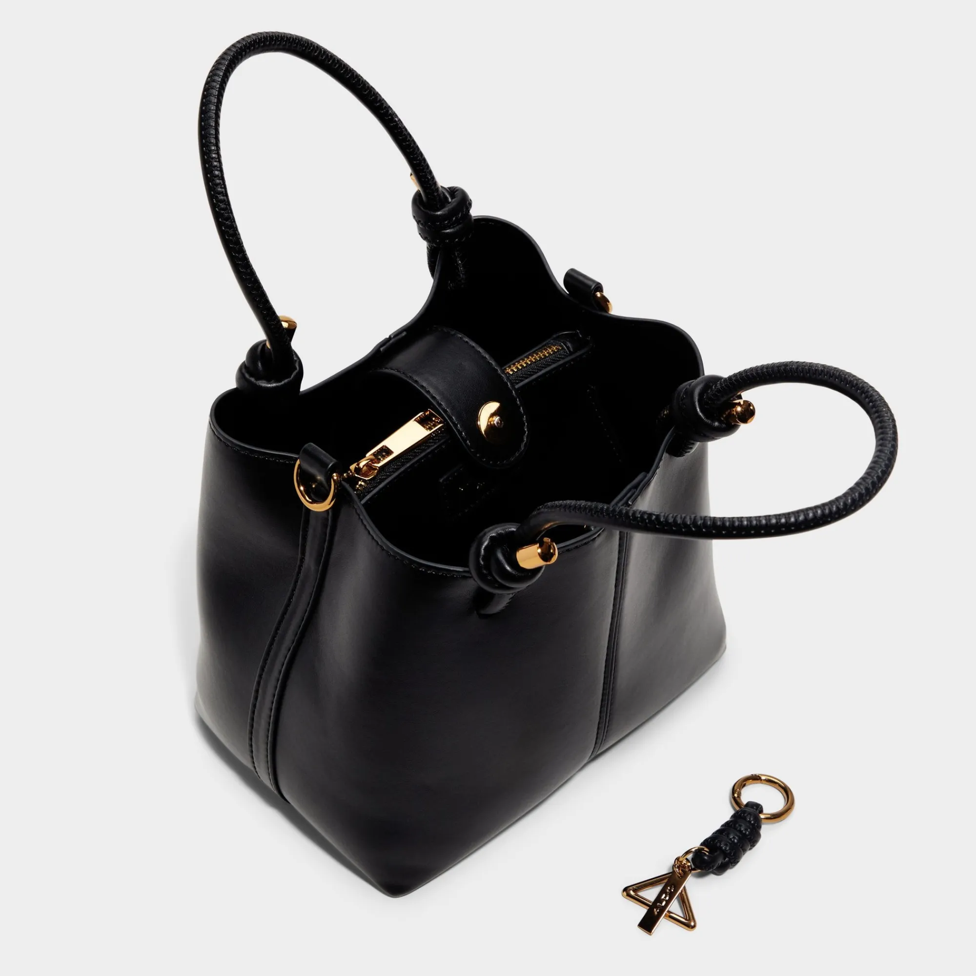 Bags|Tote & Satchel Bags^ALDO Evielily Black Overflow